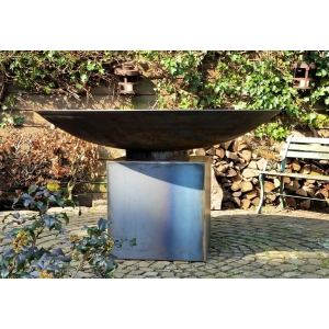 Cortenstalen Vuurschaal 150 plat